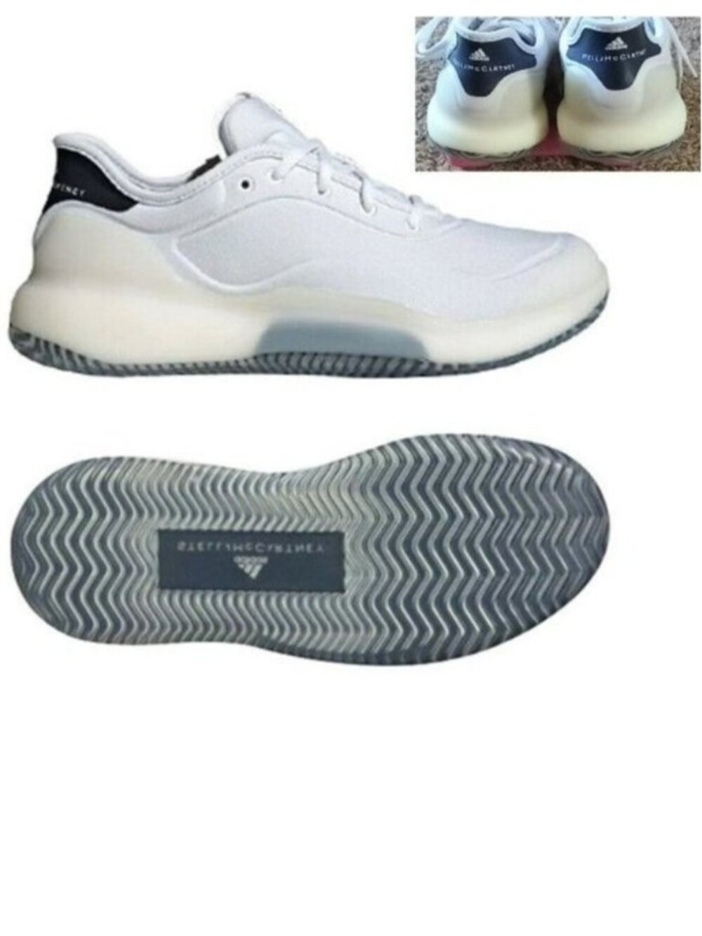 Nwt Adidas Stella McCartney Women Court Boost Tennis Shoes 8